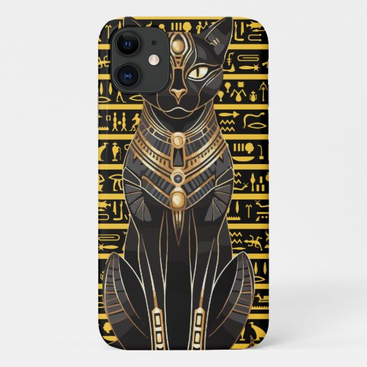 Egyptian Cat iPhone Case Case-Mate iPhoneケース (裏面)