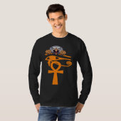 Egyptian Eye Of Horus Ankh Egypt Archaeologist  Ea Tシャツ (正面フル)