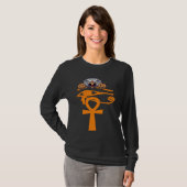 Egyptian Eye Of Horus Ankh Egypt Archaeologist  Ea Tシャツ (正面フル)