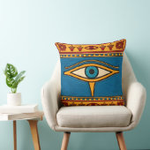 Egyptian Eye of Horus, Eye of Ra Egypt Deity クッション (椅子)