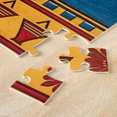 Egyptian Eye of Horus, Eye of Ra Egypt Deity ジグソーパズル (側面)