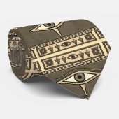 Egyptian Eye of Horus, Eye of Ra Egypt Deity ネクタイ (ロール)