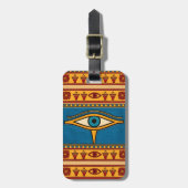 Egyptian Eye of Horus, Eye of Ra Egypt Deity ラゲッジタグ (正面縦)