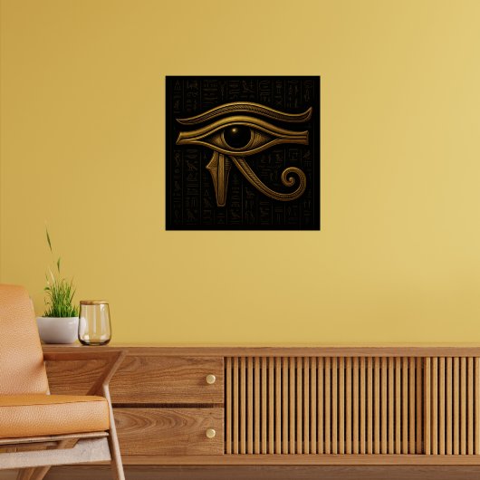 Egyptian Eye of Horus Poster – マットプリント ポスター (リビング2)