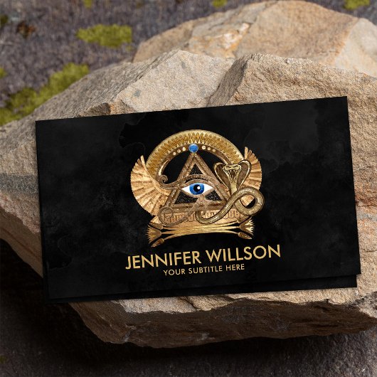 Egyptian Eye of Horus - Wadjet Ornament 名刺