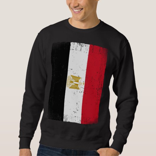 Egyptian Flag Egypt スウェットシャツ (正面)
