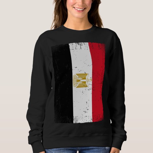 Egyptian Flag Egypt スウェットシャツ (正面)