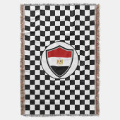 Egyptian flag throw blanket スローブランケット (正面縦)