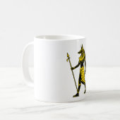Egyptian God Anubis コーヒーマグカップ (正面左)