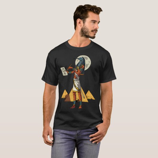 Egyptian God Thoth Tシャツ (正面フル)