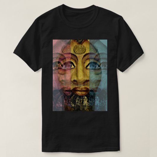 Egyptian goddess beautiful painting tシャツ (デザイン正面)