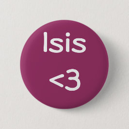 Egyptian Goddess - Isis love badge 缶バッジ