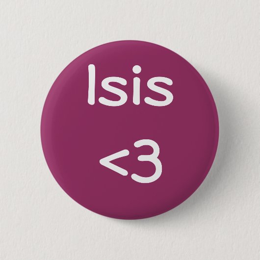 Egyptian Goddess - Isis love badge 缶バッジ (正面)