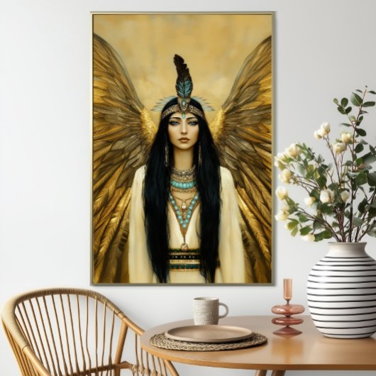 Egyptian Goddess Maat  Fantasy Art ポスター