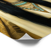 Egyptian Goddess Maat  Fantasy Art ポスター (角)