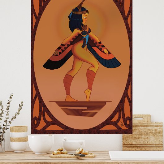 Egyptian Goddess MAAT Poster ポスター (キッチン)