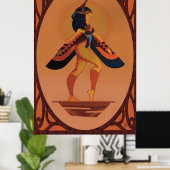 Egyptian Goddess MAAT Poster ポスター (ホームオフィス)