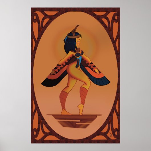 Egyptian Goddess MAAT Poster ポスター (正面)