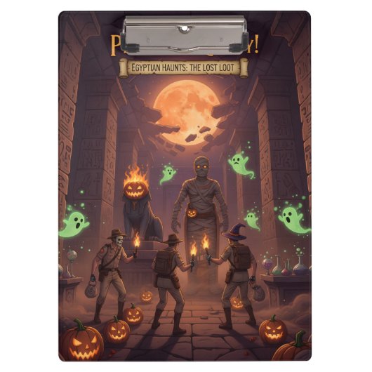 Egyptian Halloween clipboard クリップボード (正面)