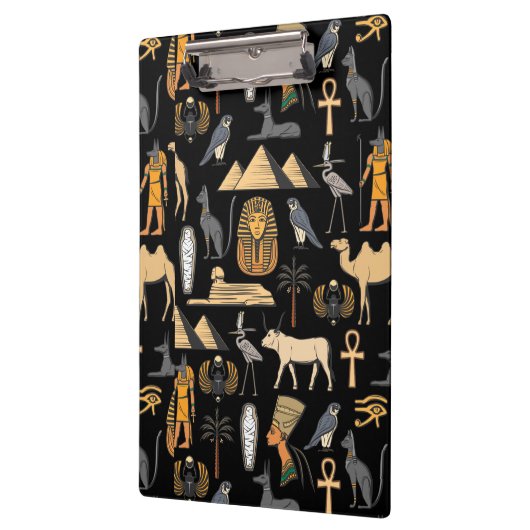  Egyptian Hieroglyphic Symbol Pattern Background   クリップボード (左)