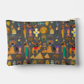 Egyptian Hieroglyphic Symbol Pattern pharaoh アクセサリーポーチ (裏面)