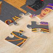 Egyptian Hieroglyphic Symbol Pattern pharaoh      ジグソーパズル (側面)