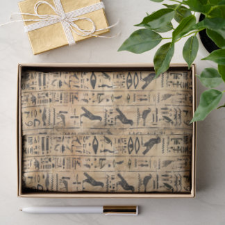 Egyptian hieroglyphics Birds Pattern 2 薄葉紙