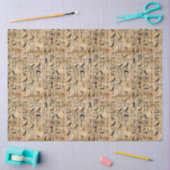 Egyptian hieroglyphics Birds Pattern 2 薄葉紙 (クラフト)