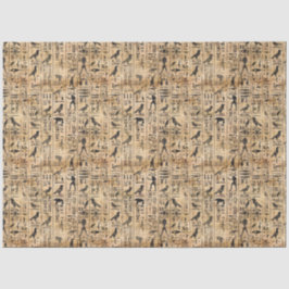 Egyptian hieroglyphics Birds Pattern 2 薄葉紙