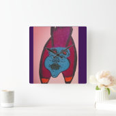 Egyptian Inspired Horror Theme Mummy スクエア壁時計 (ホーム)