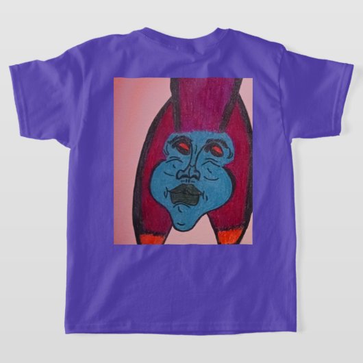 Egyptian Inspired Horror Theme Mummy Tシャツ (レイダウン裏面)