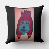 Egyptian Inspired Horror Theme Mummy Throw Pillow クッション (裏面)