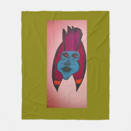 Egyptian Inspired Horror Themed Mummy  フリースブランケット