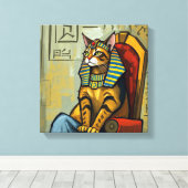 EGYPTIAN MAU-PHARAOH キャンバスプリント (インサイチュ (ウッドフロア))