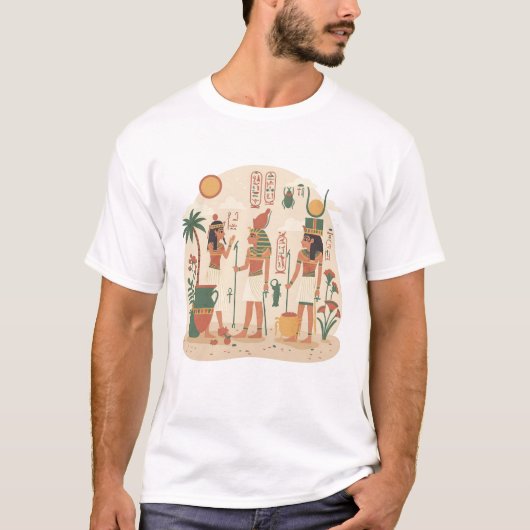 Egyptian mythology tシャツ (正面)