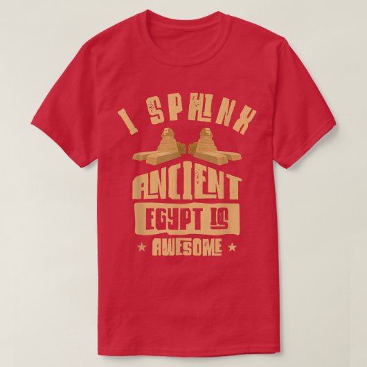 Egyptian Pharaonic Hieroglyphs Symbols Myth Ancien Tシャツ (デザイン正面)
