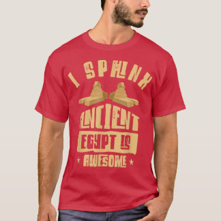 Egyptian Pharaonic Hieroglyphs Symbols Myth Ancien Tシャツ