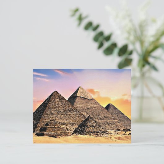 Egyptian Pyramids ポストカード (スタンド正面)