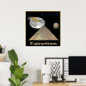 Egyptian pyramids poster ポスター (ホームオフィス)