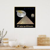 Egyptian pyramids poster ポスター (キッチン)