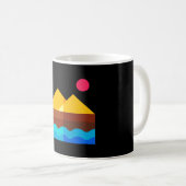 EGYPTIAN PYRAMIDS T SHIRT コーヒーマグカップ (正面右)