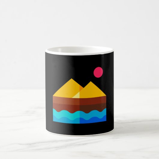 EGYPTIAN PYRAMIDS T SHIRT コーヒーマグカップ (中央)