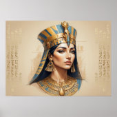 Egyptian Queen Wall Art – The Spirit of Ancient ポスター (正面)