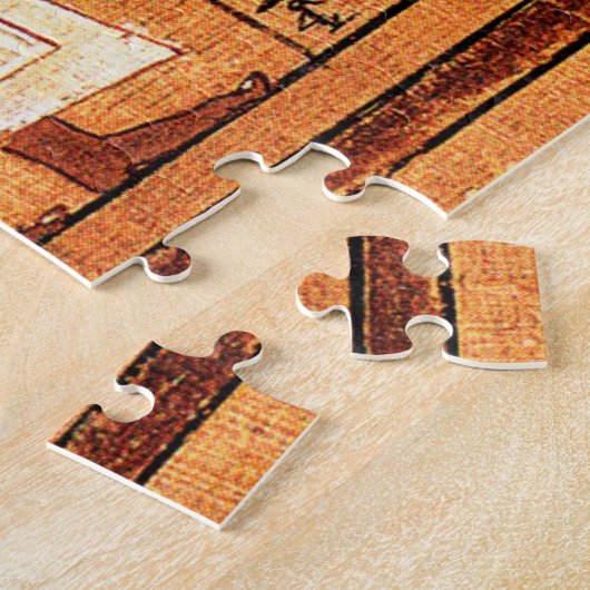 Egyptian Royal Papyrus ジグソーパズル (側面)