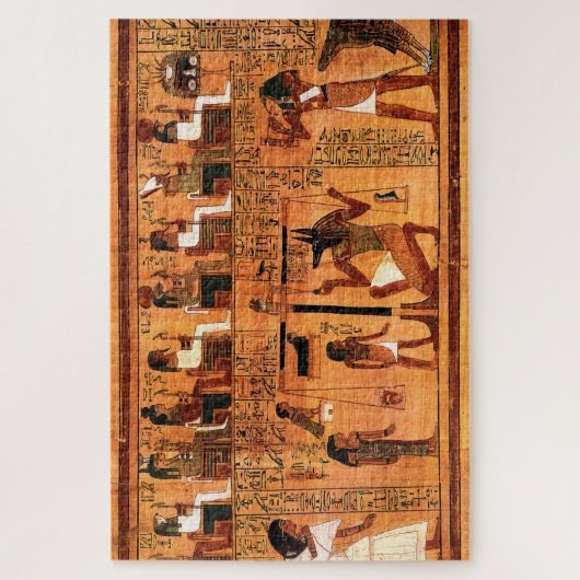 Egyptian Royal Papyrus ジグソーパズル (縦)