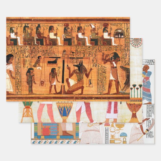 Egyptian Royal Papyrus ラッピングペーパーシート (セット)