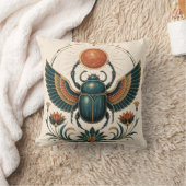 Egyptian Scarab クッション (ブランケット)