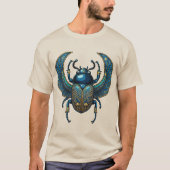 Egyptian Scarab Symbol - Scarab Pharaonic Design  Tシャツ (正面)