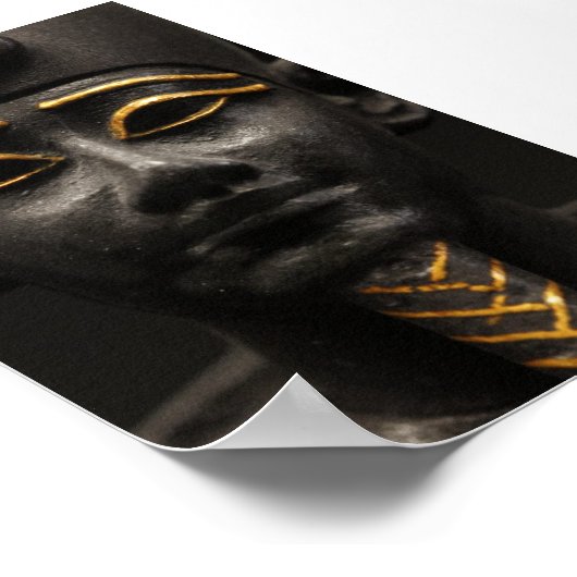 Egyptian Statue of Osiris ポスター (角)