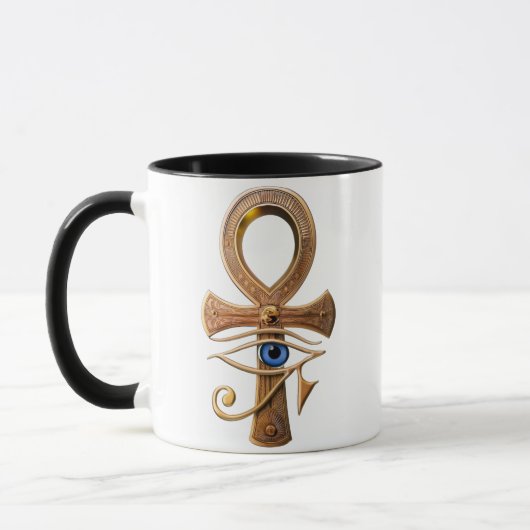 egyption pharaoh art coffee mug マグカップ (左)